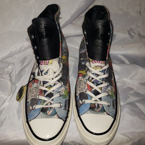 NEW- NO BOX!- DC Comics x Chuck Taylor All Star 70 Hi 'Batman' - Picture 2 of 4